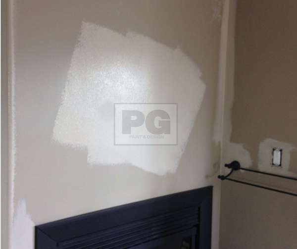 repainting of entire wall not just a touch up paint job due to drywall repair