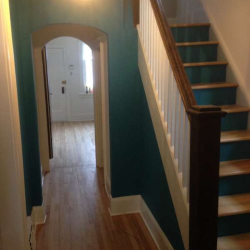 interior painting of hallway in ottawa by painters PG PAINT