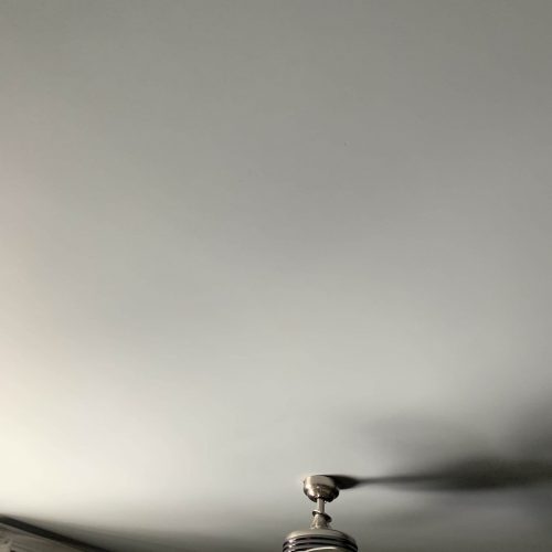 smooth flat painted ceiling