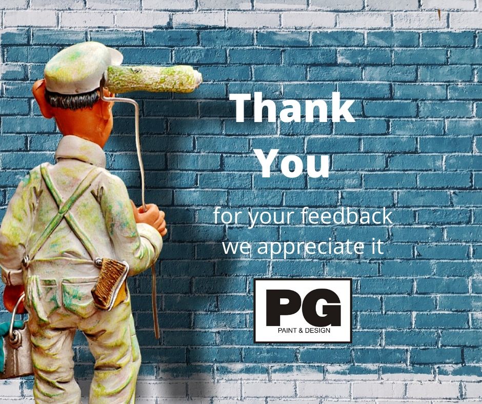 Thank you for feedback and review of Ottawa Painters PG PAINT & DESIGN